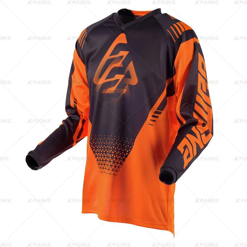 Футболка для мотокросса, мотоциклетная куртка, футболка для езды на велосипеде, футболка с длинным рукавом для мотокросса, футболка для мотокросса - Цвет: 5