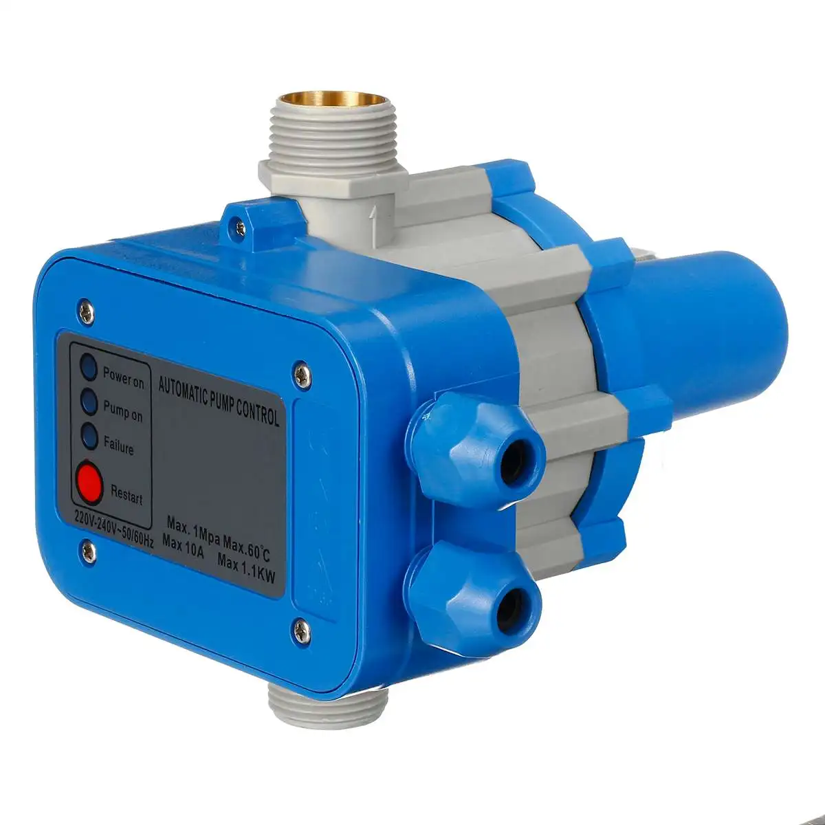 Professional 10A 1.1KW 1Mpa 10Bar Auto Water Valve Automatic Pump Controller Switch Accessories 220V-240V