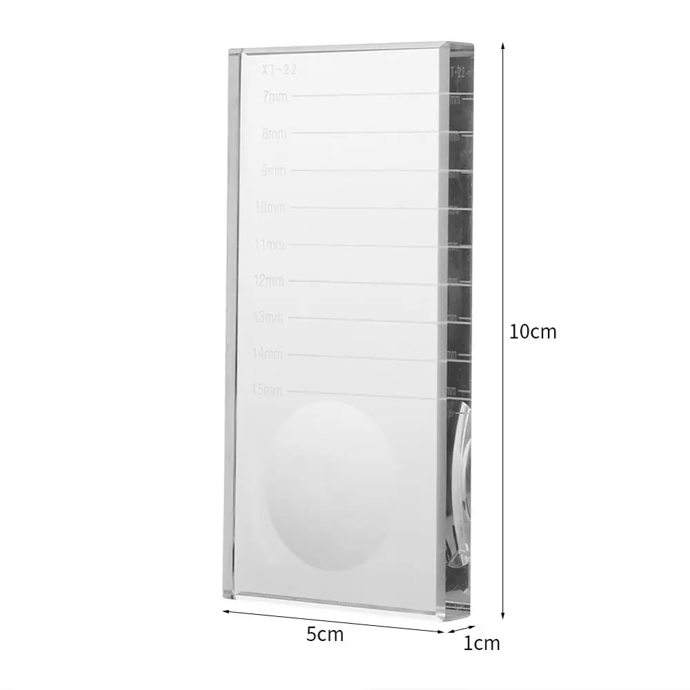 Стеклянная подставка для ресниц Прямоугольный Стеклянный клей накладных