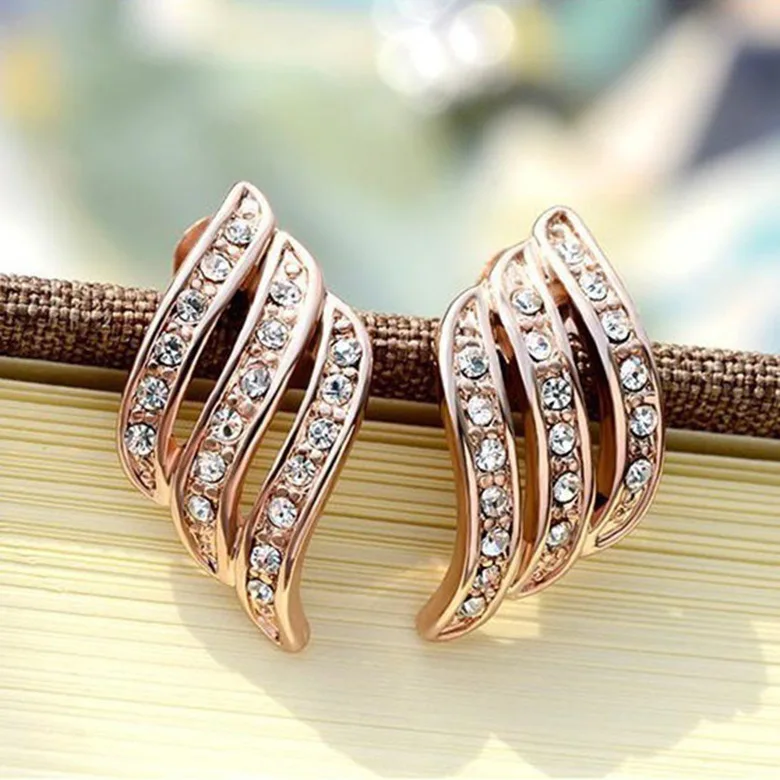Goedkoop 14K Rose Gold Peridot Oorbellen Voor Vrouwen Anillos Bruiloft Bizuteria Edelsteen Geel Topaz Diamond Sieraden Stud Oorbellen Orecchini