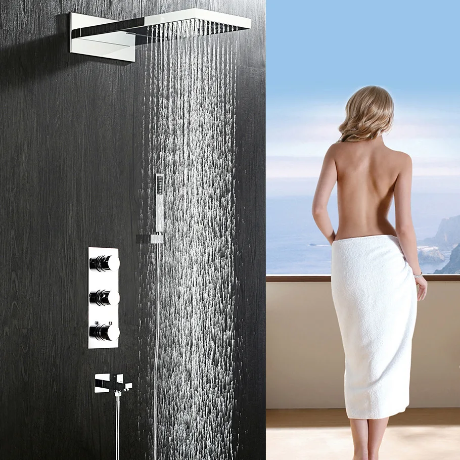 

Constant Temperature Raindance Waterfall Concealed Shower Wall-in Shower Leucorrhea Water Extractor Wall-in Three Feature Shower