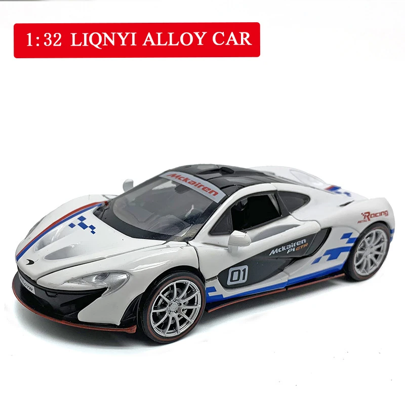 

Alloy Diecast Model Car 1:32 Children Metal Toys Toyota Camry Sport Car Pull Back Flashing For Kids No Box Christmas Gifts