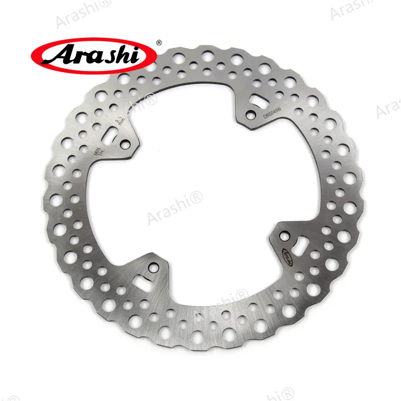Араши для HONDA-HM CRF R SUPERMOTARD 250 04-08 CRF X SUPERMOTARD 250 04-08 CRFRSUPERMOTARD250 задний тормозной диск с ЧПУ диски роторы - Цвет: Серебристый