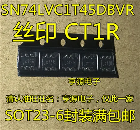 SN74LVC1T45DBVR SN74LVC1T45 CT1F CT1R SOT23-6
