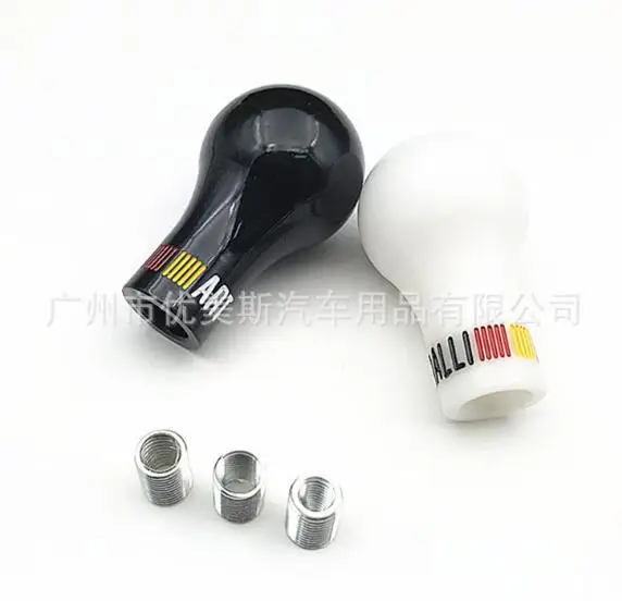 

Fit For RALLIART 5 6 Speed Resin Gear Shift Knob Racing Shifter Lever Knob Fit for Mitsubishi