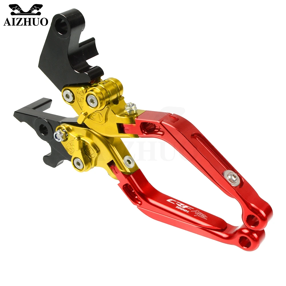Для Honda CRF1000L Африка Twin CRF 1000 CRF1000 L- мотоцикл рычаг CNC регулируемый складной тормозной рычаг сцепления - Цвет: D
