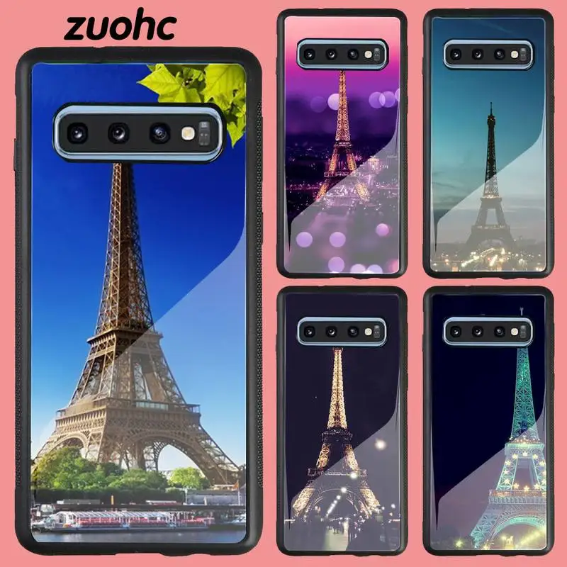 

Paris tower Phone Case Acrylic Plexiglass TPU For Samsung Galaxy S8 S7 S9 S10 s10e S20 PLUS ULTRA S6edge