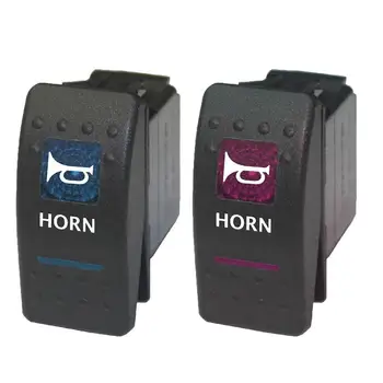 

12V 20A Auto Car Vehicle LED Indicator Speaker Horn Momentary Bar Rocker Switch