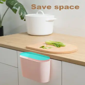 

2020 Universal Wall Mounted Waste Bin Kitchen Bedroom Office Cabinet Door Hanging Trash Can Bin Waste Bin Hanging Trash Can Bin