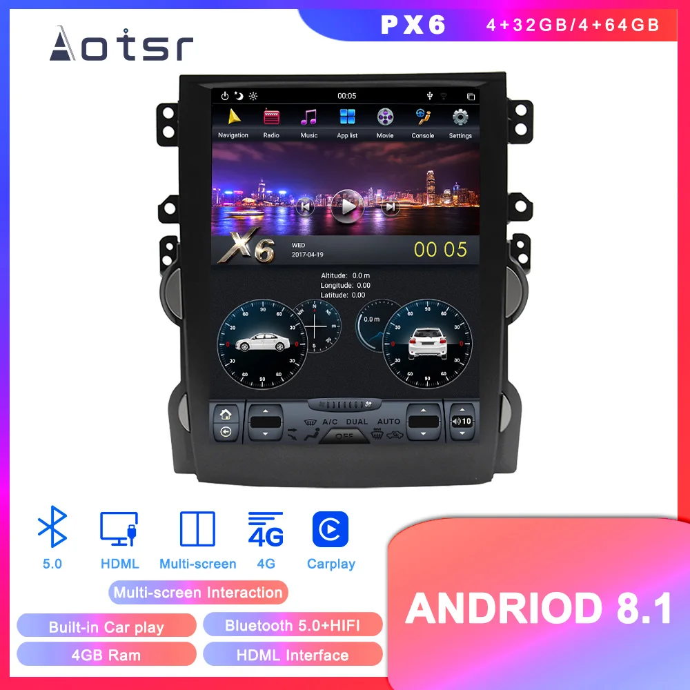 Tesla Styel Android 8,1 10," сенсорный экран gps навигация автомобиля без dvd-плеер для Chevrolet Malibu 2013 авто стерео блок