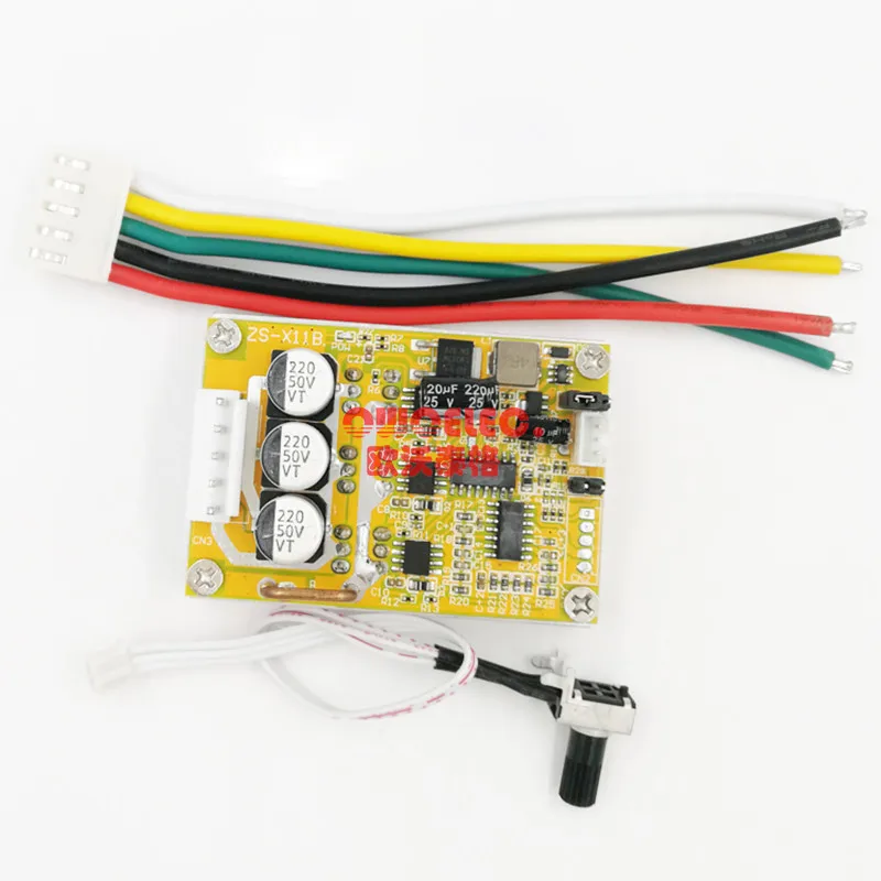 5-36V 350W BLDC Three-Phase Dc Brushless Without Hall sensiors Motor Controller Sensorless Brushless Motor Driver ZS-X11B