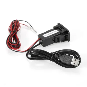 

Car Charger Automobile Dual USB Port Dashboard Universal Phone Charger Adapter for Honda Car Accessories Interior