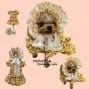 

Dog Clothes Original Pet Clothes Josh Teddy Fadou Keji Dress British Rich Lady Dress