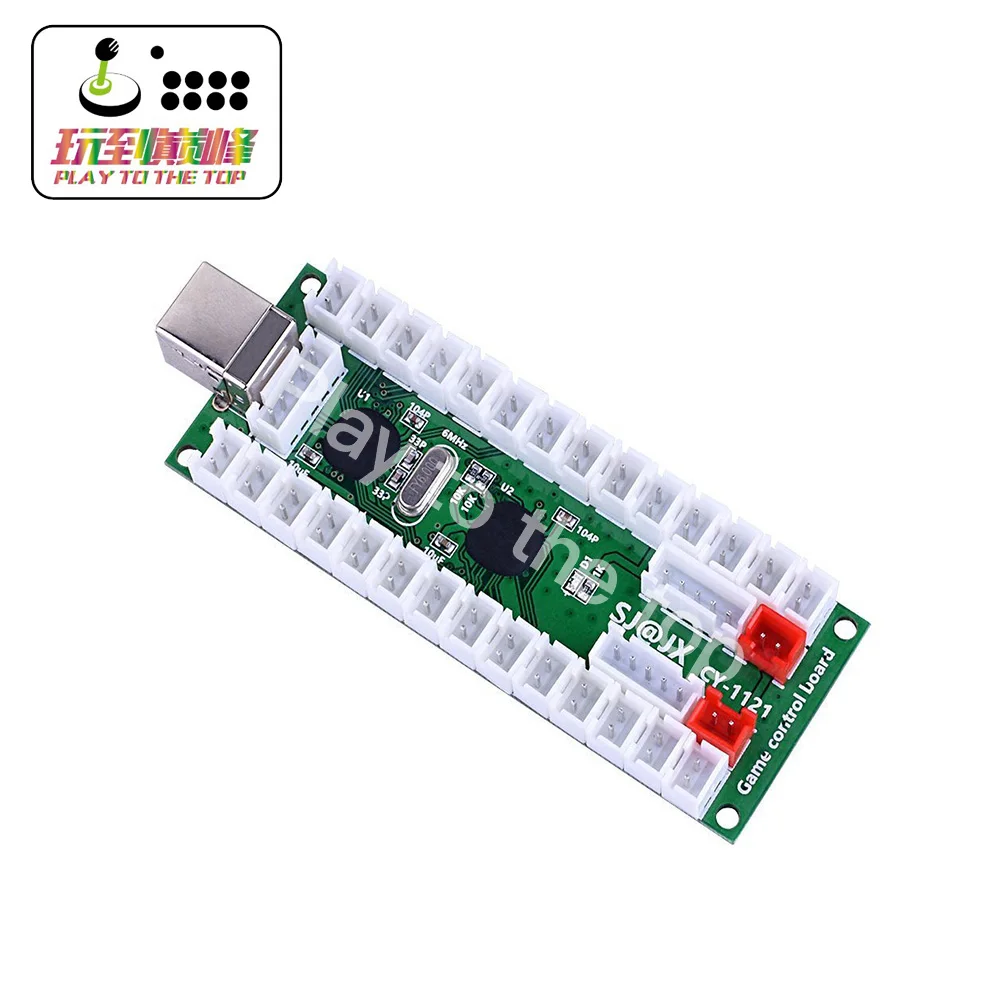 Аркадные игровые наборы, 2 игрока аркадная игра DIY наборы Нулевая задержка USB энкодер доска, джойстики и кнопка для Mame Jamma