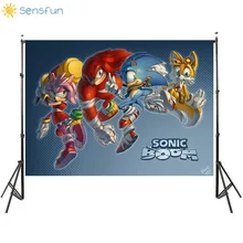 ^#Cheap Sensfun Photography Background Cartoon Sonic BOOM Children Birthday Party Studio Background Custom Backgrounds for Photo Studio ^#Cheap Sensfun Photography Background Cartoon Sonic BOOM Children Birthday Party Studio Background Custom Backgrounds for Photo Studio