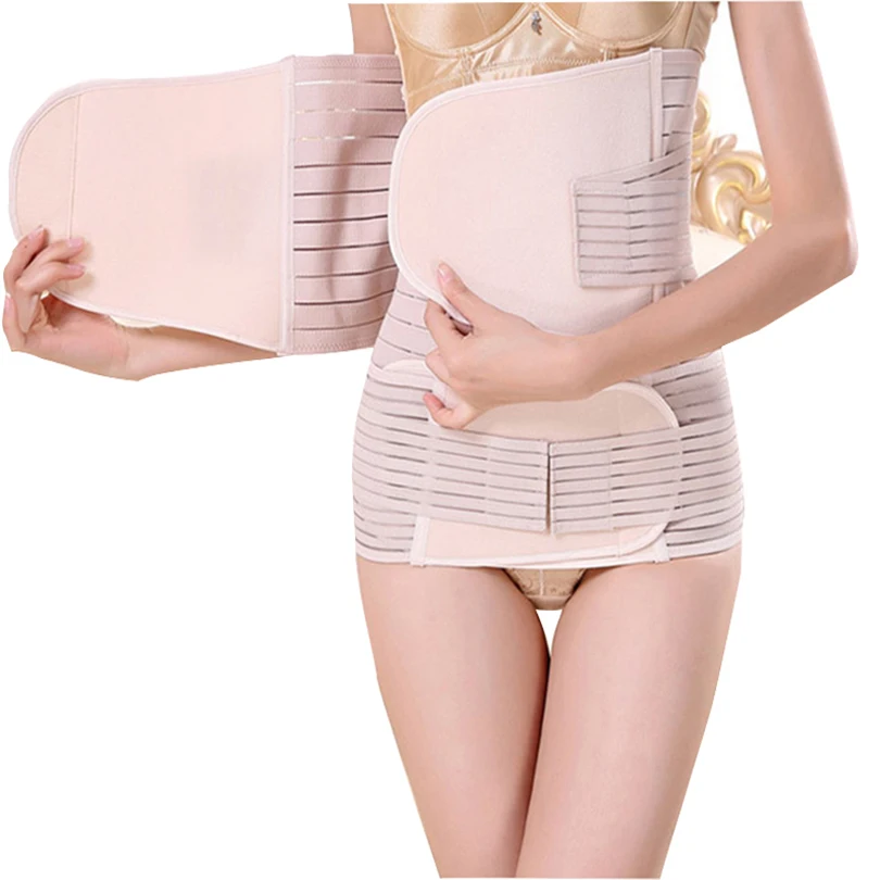 Shapers Corset Belly-Band Maternity-Postnatal-Belt After Pregnant-Women Menoea 3pieces-Set