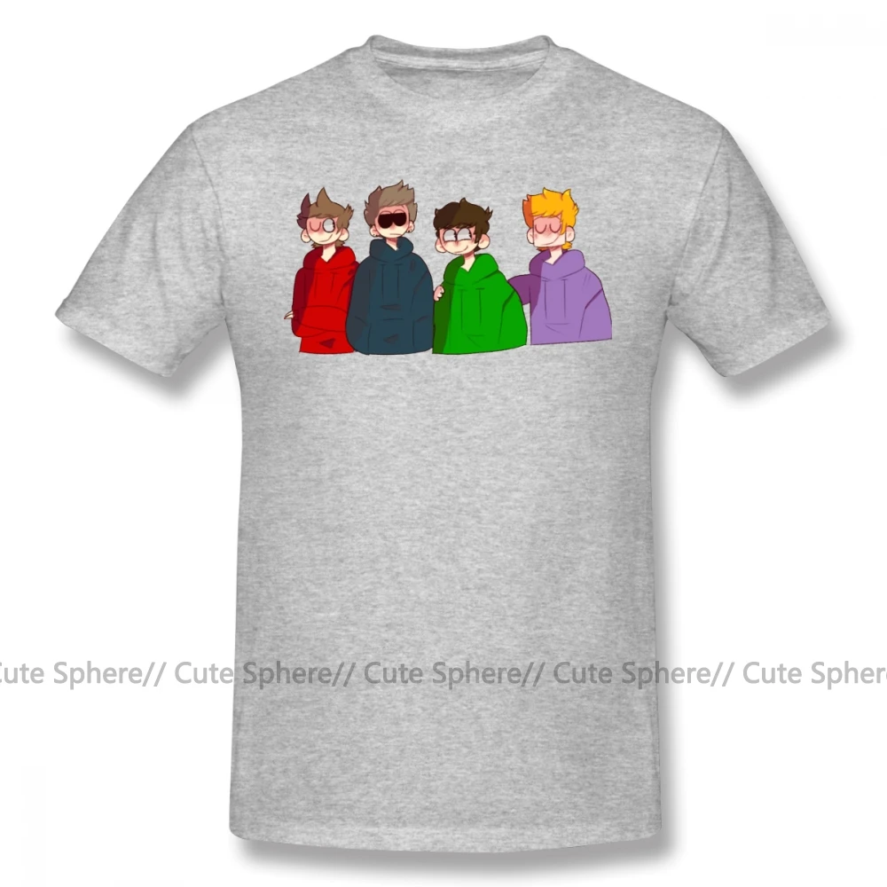 Футболка Eddsworld футболка мужская Милая Модная хлопковая с коротким рукавом и