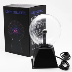 Lampe LED tactile boule de verre plasma décoration, nouveauté pour la nuit de Noël ou les anniversaires, 220 V, cadeau magique pour les enfants 