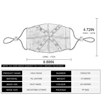 

Adjustable Steampunk Face Mask Personal Mouth-Muffle with Replaceable Filter For Halloween Christmas