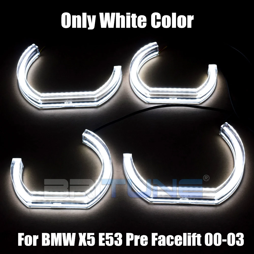 Sinolyn Angel Eyes LED For BMW X5 E70/E53 Xenon Headlight Light Ring DTM  Halo Lamps LED Tuning Switchback Turn Signal Retrofit - AliExpress