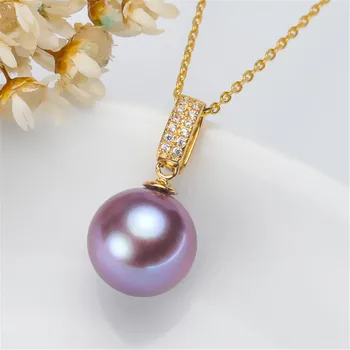 

Retro Hollow Style Metal Yellow gold G18K Tone Bail Connector Pearl Bead Caps Diy Pearl Jewelry Accessories