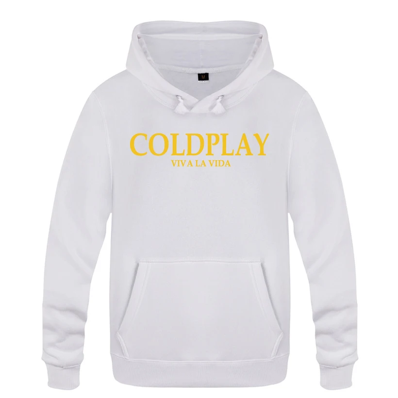 Viva la vida-COLD PLAY Coldplay Rock толстовки мужские мужские с капюшоном флисовый пуловер толстовки - Цвет: BAY HUAT