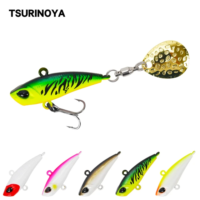 TSURINOYA 12g 17g Metal Spoon Fishing Lure SPIN MT Sinking Water