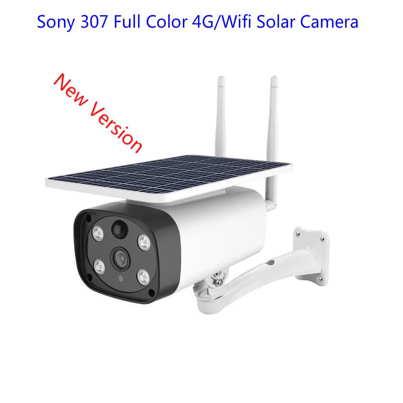 2MP HD 4g wifi solar power IP cameras 1080P Sony 307 star light sensor IR vision outdoor 4g solar I