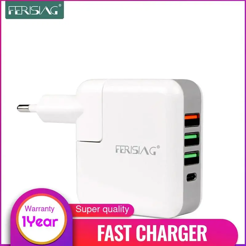 Зарядное устройство FERISING Универсальный 25W Быстрый Quick Charge 3 0 usb зарядное адаптер