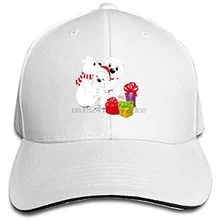 Happy Bear печатные сэндвич бейсболка для Унисекс Регулируемая шляпа