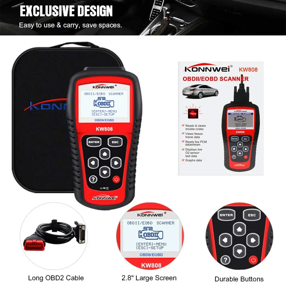 Автосканер konnwei kw808 отзывы