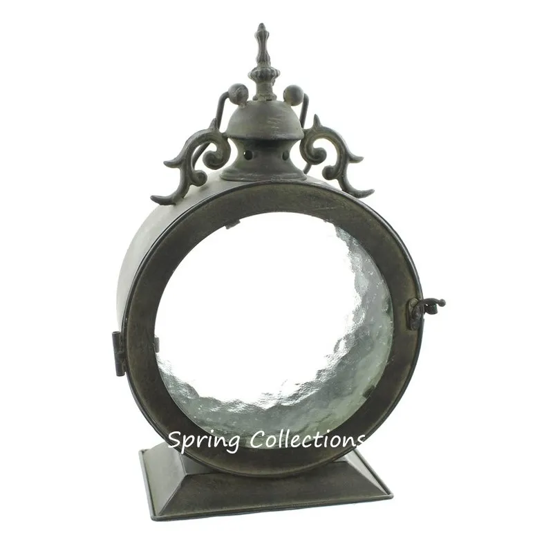 Винтаж металла и Стекло Европейский настенный подсвечник свадебный подвесной