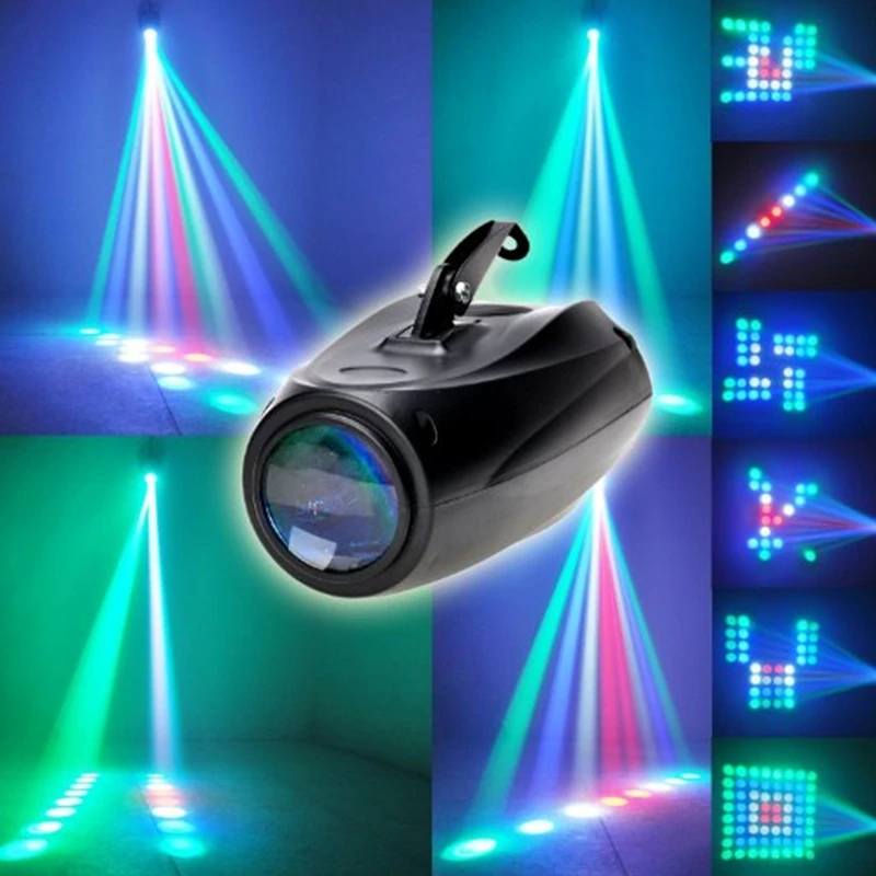 

MINI NEW Auto/Sound Active 64 LEDs RGBW Light Disco light Club Party Show Hundreds of Patterns Dj Bar Wedding Stage Party Lights
