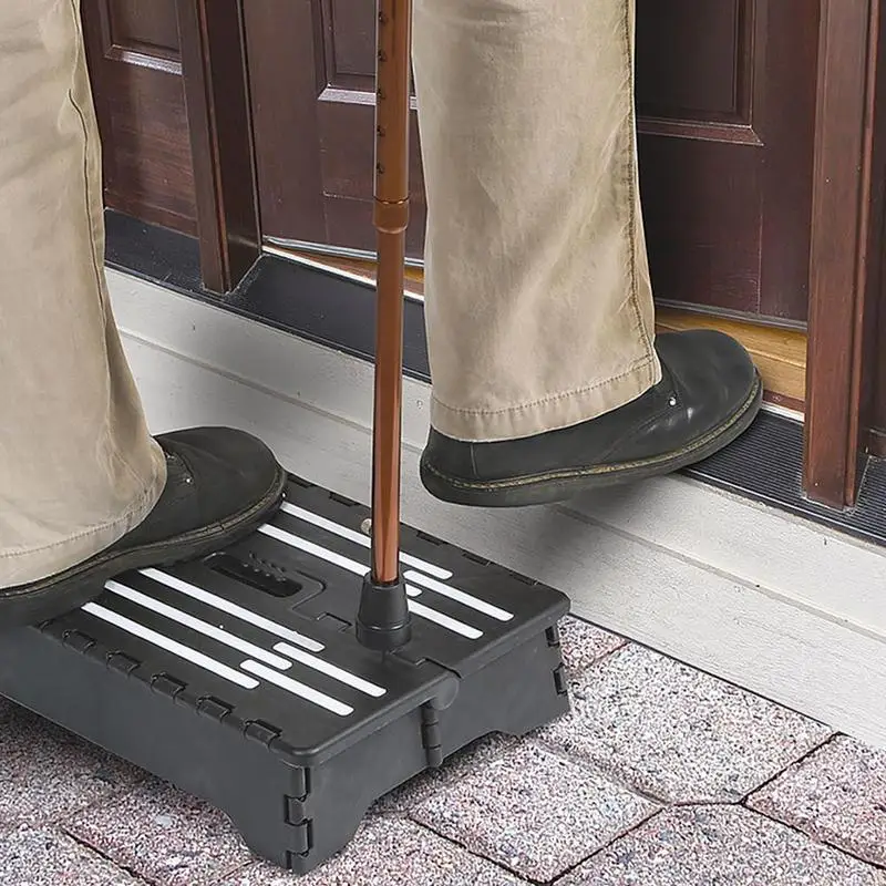 

Height Boost Folding Step Platform Car Portable Elder Adult Kid Child Locks Into Place Non slip Furniture Step stool