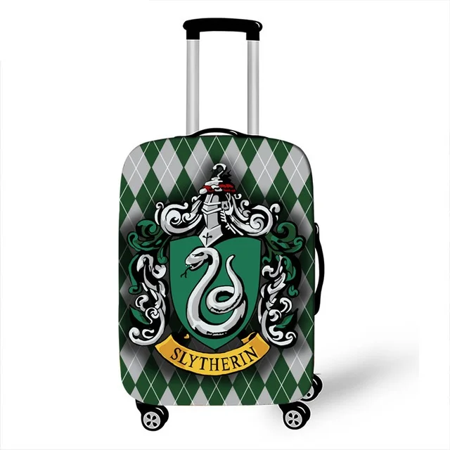 as pictures Hogwarts Gryffindor Slytherin luggage cover Travel Accessories elastic trolley case suitcase cover for 18-32 inch Luggage set - Цвет: as pictures