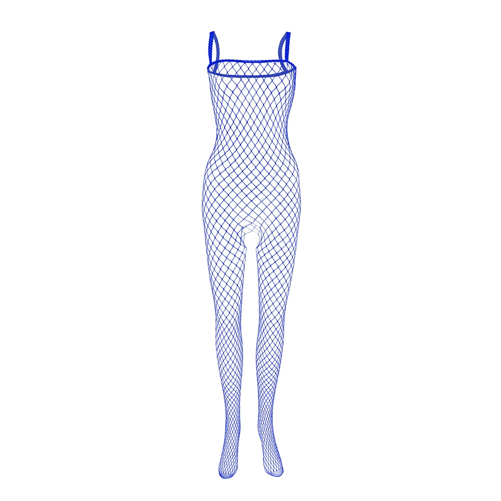 Men Stockings Crotchless Fishnet Bodysuits Hollow Out Lingerie Male Nightgown