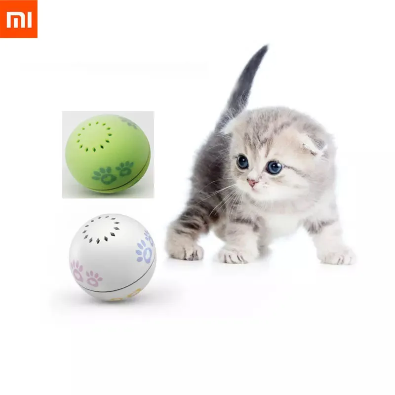 Xiaomi Petoneer Pet smart companion игрушка для кошки в виде шара Встроенная коробка кошачьей мяты неправильная прокрутка забавный кот артефакт Умная игрушка для питомца