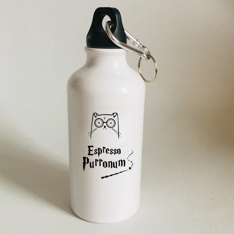 Новинка Crazy Cat LadyAluminum сплав спортивные бутылки для воды велосипедный чайник для езды на открытом воздухе спортивный чайник Подарочная бутылка