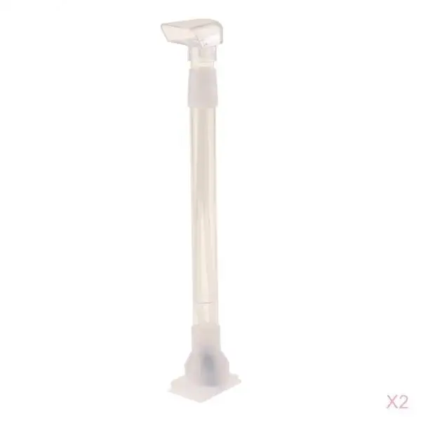 2 Pcs Aquarium Under Gravel Filter Air Line Hose Intubation Tube Accessories,Clear 2 Pcs Aquarium Under Gravel Filter Air Line Hose Intubation Tube Accessories,Clear