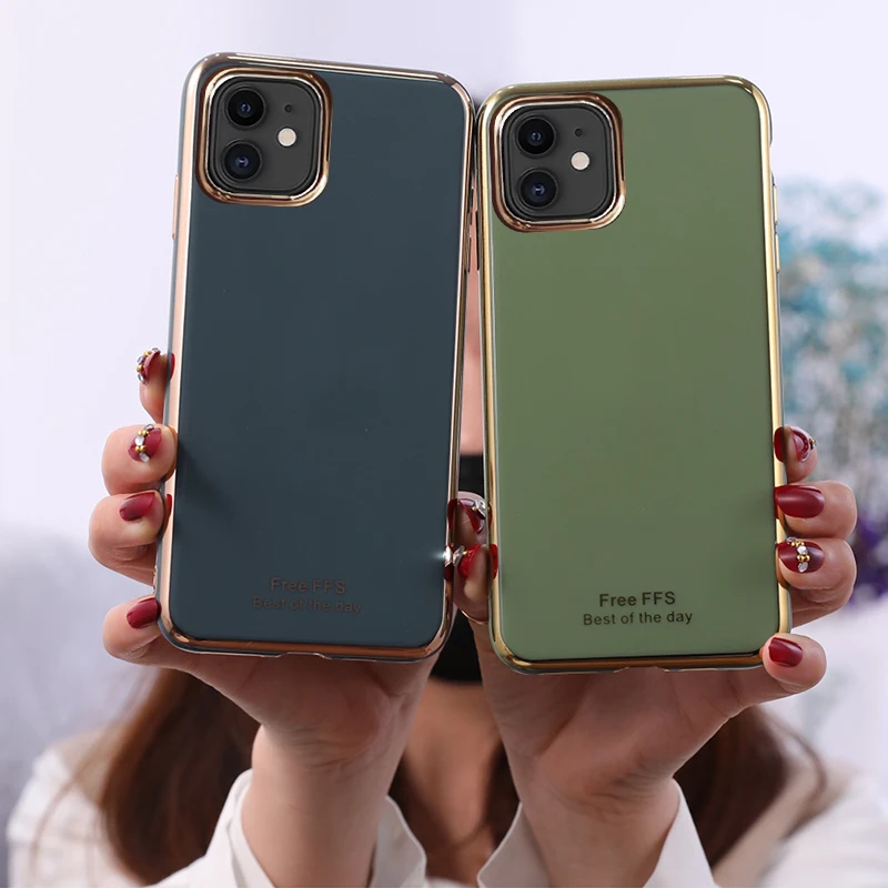 Роскошные красочные мягкие силиконовые чехлы с покрытием для iPhone 11 X XR XS MAX 7 8 6 6s plus
