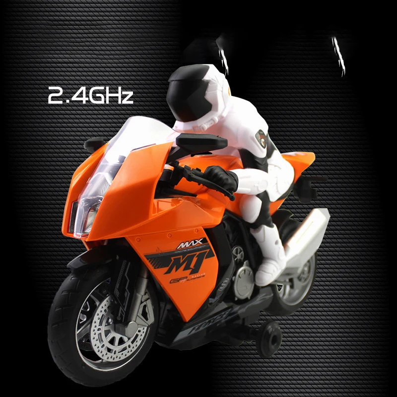 Rc 2,4 Ghz модный мотоцикл с крутым светодиодный светильник и музыкой высокоскоростные игрушки, модели мотоциклов с дистанционным управлением Дрифтерный Мотор Детские игрушки