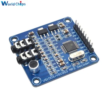 

diymore VS1003B VS1053 MP3 Decoding Module Development Board VS1053b VS1053 IC Onboard Recording Function SPI Interface