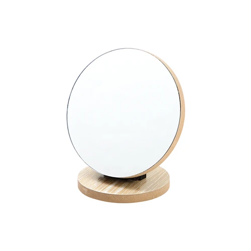 Скандинавское домашнее HD зеркало для макияжа ванная комната деревянный Декор складное зеркало офисное простое настольное женское комод для макияжа Зеркало Косметическое - Цвет: S