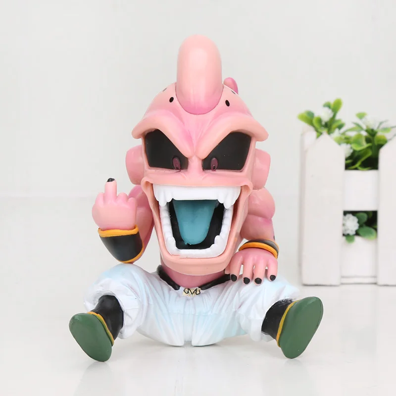 Аниме Dragon Ball Z super saiyan Majin Buu girl Boo evil Buu ПВХ фигурка Коллекционная модель игрушка Dragon Ball - Цвет: evil buu opp bag
