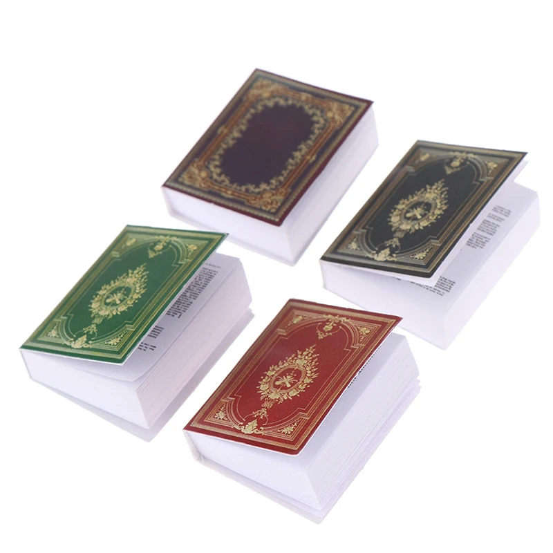 1:12 Dollhouse Miniature Book Classic Flip Book Model Scene Decor Accessories Kids Birthday Gifts plush doll accessories doll accessories dollhouse violin crafts dollhouse christmas lights