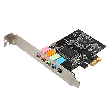 

PCI-E Sound card 5.1channels CMI8738 Chipset Audio Digital high quality PCI Express Sound Card