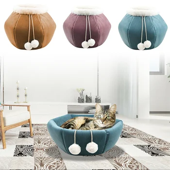 

New Pet Dog Cat Puppy Bed Sleeping Bag Foldable House Winter Warm Soft Pet Nest HG99