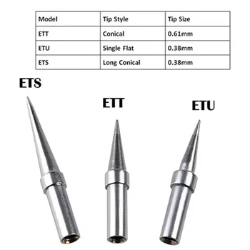 NOVFIX 10pcs WELLER Punte ETT LT4 LTA LTB LTC LTD LT1SLX LTCC LTKN LTDD Senza Piombo Punta di Saldatura di saldatura ferro Per WS81 WSP80 MPR80