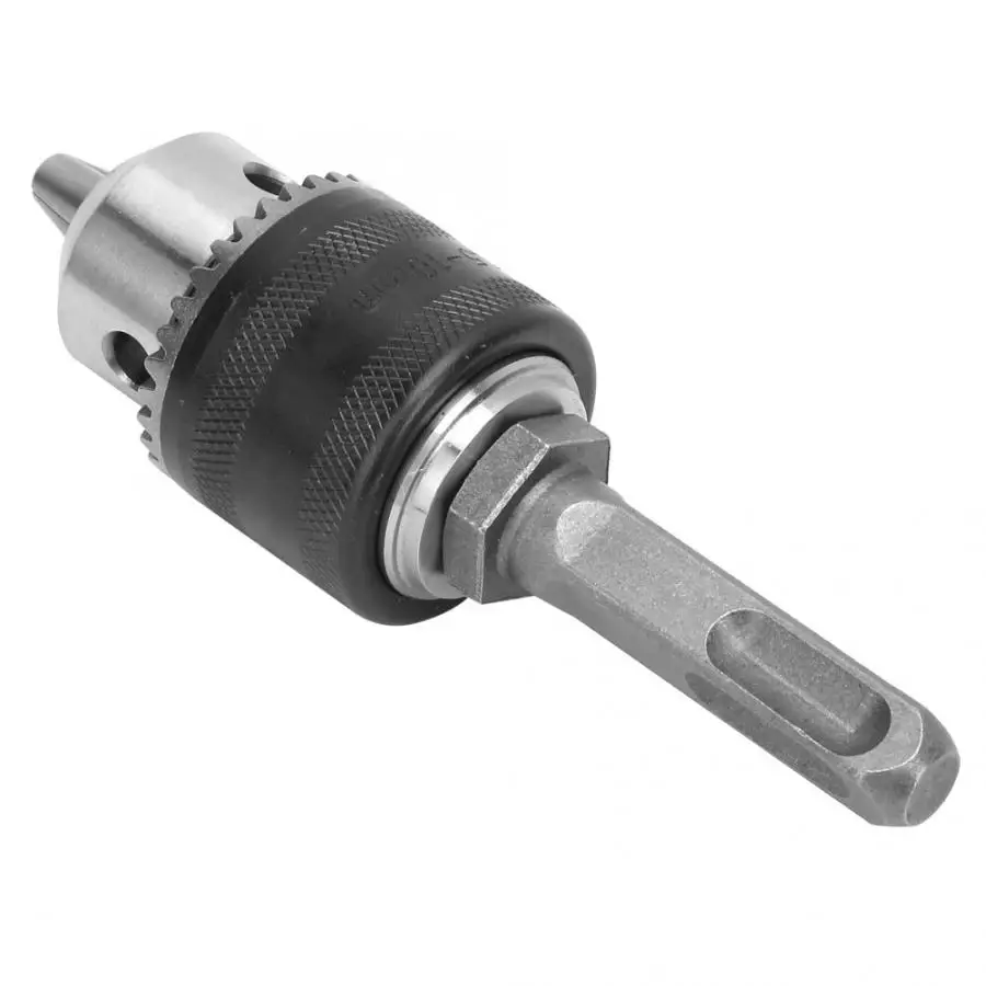 Light 1.5-10mm Range 1/2-20UNF Key Type Drill Chuck Tool Kit+ SDS Square Handle Electric Conversion Rod