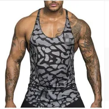 Без рукавов, для тренажерного зала жилет рубашка для пробежек мужская летняя узор платье без рукавов с узором из дышащего материала Для мужчин спортивный бюстгальтер для тренировок Фитнес спортивные мужские майки